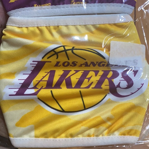 New NBA lakers face mask 2 piece - Picture 5 of 8